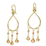 Champagne Dangle Earrings