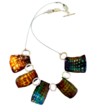 Exotic Chic-lets Sculpted Necklace
