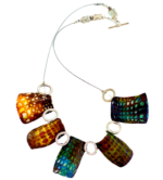 Exotic Chic-lets Sculpted Necklace
