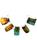 Exotic Chic-lets Sculpted Necklace - Image 4
