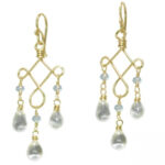 Aquamarine Chandelier Earrings