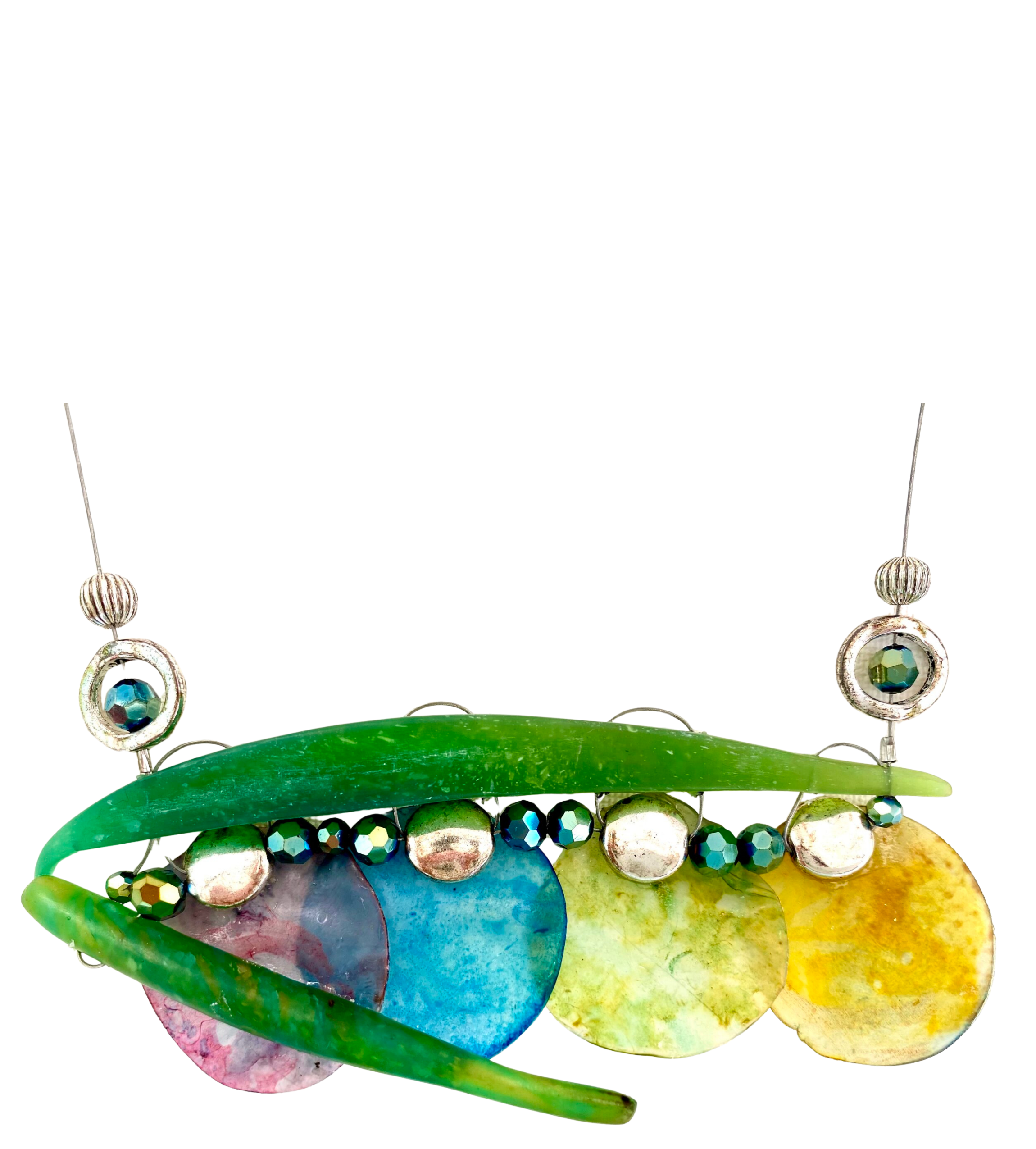 OCEAN AND SUNSET TRANS NECKLACE 2300X2550 Ocean and Sunset Translucent Necklace - Image 1