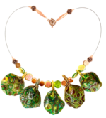 Artistic Turtle-Shell Sculpted Necklace