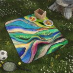 Waterfall Dreams Picnic Blanket - Image 5