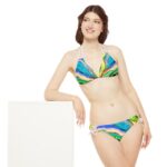 Waterfall Dreams Strappy Bikini Set (AOP) - Image 4