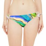 Waterfall Dreams Strappy Bikini Set (AOP) - Image 8