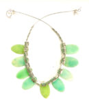 Sea Green Sea Glass-Like Necklace