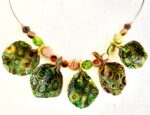 Artistic Turtle-Shell Sculpted Necklace
