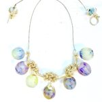 Sea Glass-Like Translucent Sculpted Necklace - Image 6
