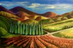 Tuscan Vineyards Painting