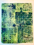 Original Monoprints Fresh Green Set of 2