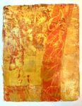 Orange Monoprints Set of 3 Orangecicle
