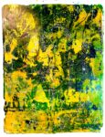Original Monoprints Mellow Green Yellow Set of 3
