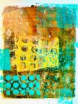 Original Monoprint Type of Colors Set of 3