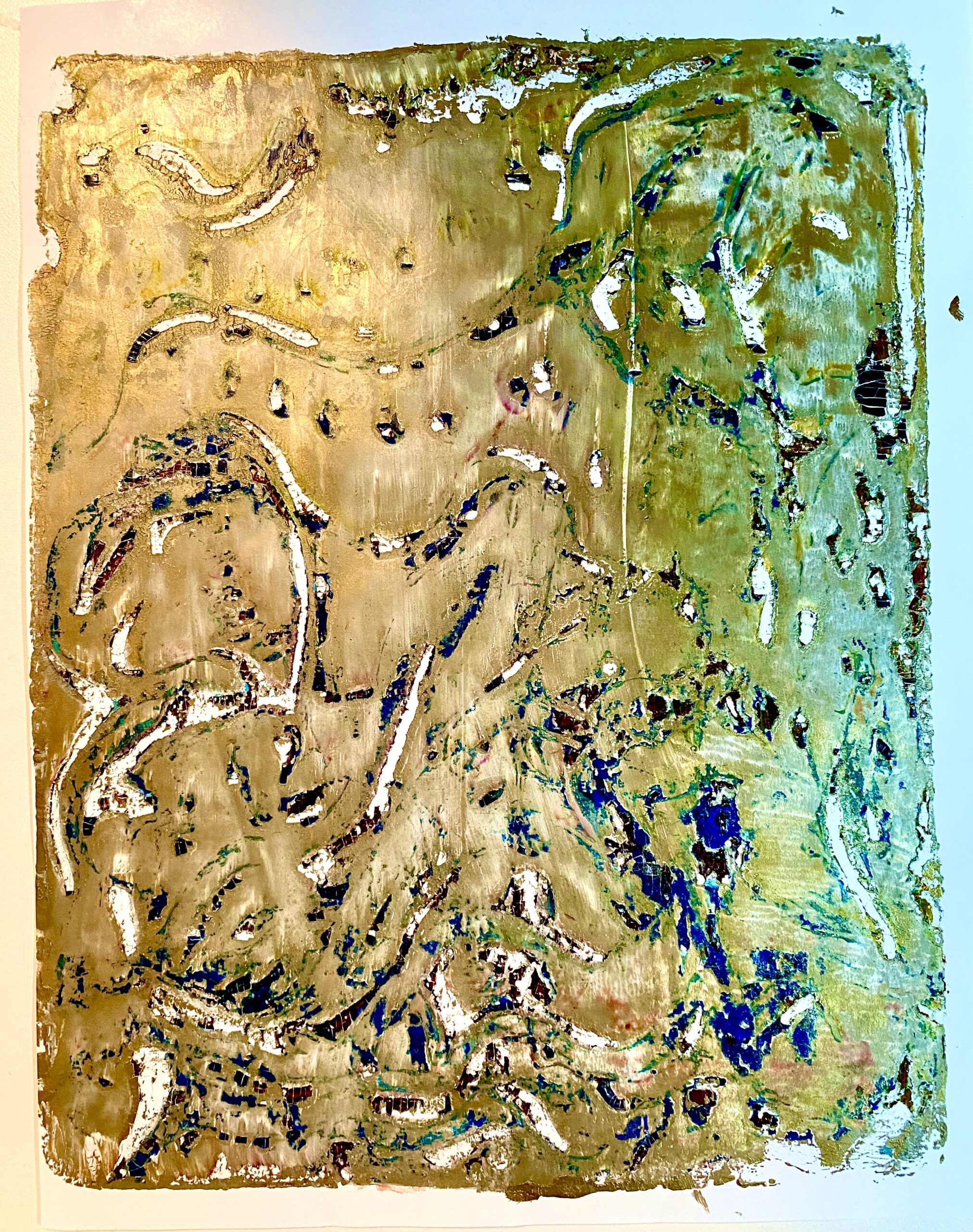 IMG_1724__38458 Original Monoprints Gold Delight Set of 2 - Image 1
