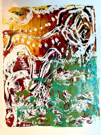 Original Monoprints One's Hot One's Not Set of 2