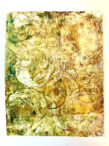 Original Monoprints Naturally Neutral  Set of 2