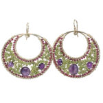 Mixed Gemstone Earrings