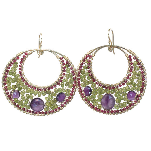 Mixed Gemstone Earrings