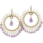 Circular Drop Earrings are Customizable