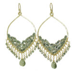 Moss Aquamarine Drop Earrings