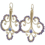 French Crystal Chandelier Earrings - Customizable