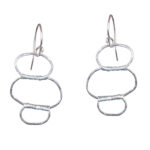 Hand Wired Square Dangle Earrings