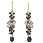 Princess Cut Crystal Earrings