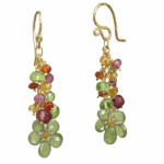 Light Green Crystal Earrings