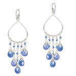 Blue Chandelier Earrings