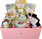 VINTAGE TEA CUP & SPA BLISS BOX PACKAGE DELUXE