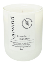 Lavender & Marjoram Coconut Wax Candle - Image 3